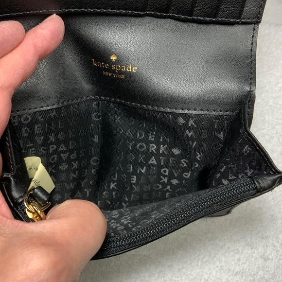 ♠️ Kate Spade New York Dina Sanders Place Pebbled Bifold Leather Wallet - Picture 7 of 10